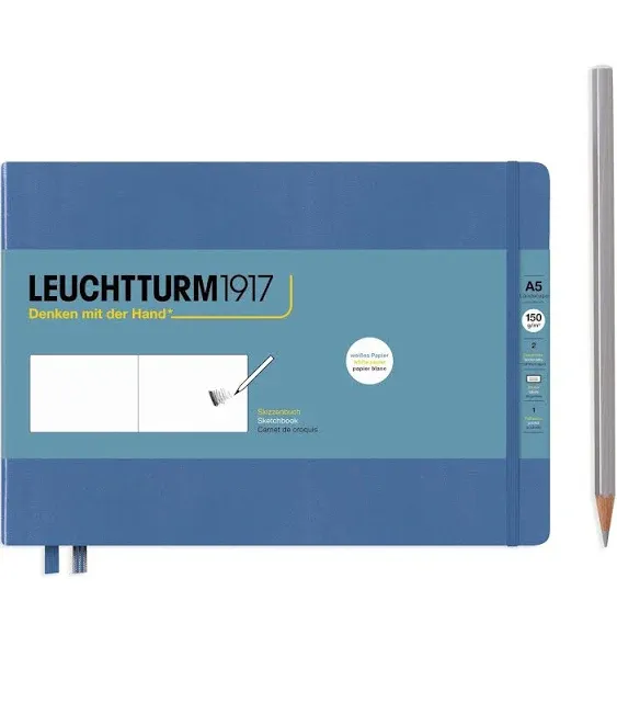  - Hardcover Sketchbook () - 112 Pages of 150g/m² Paper Square Stone Blue