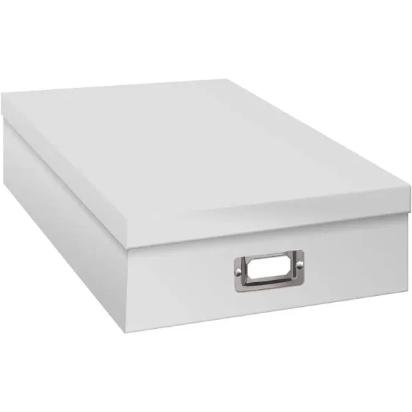 Pioneer Photo Albums OB-12C Jumbo Scrapbook Storage Box, Crafters White