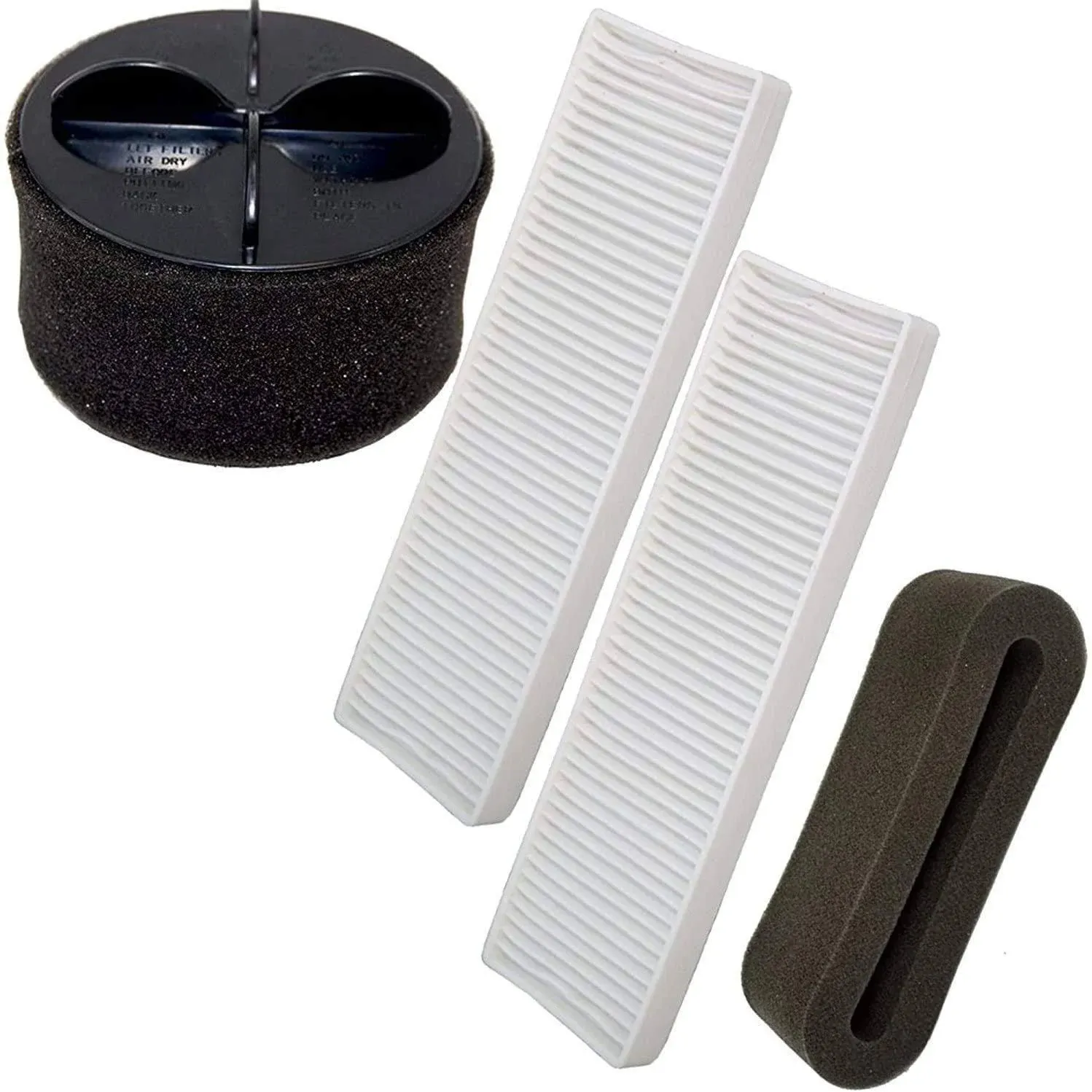 HQRP Filter Kit compatible with Bissell CleanView Helix Vacuum 95P1, 82H1, 82H1H, 82H1M, 82H1R, 82H1T Cleaner