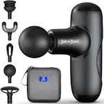 BOB AND BRAD Q2 Mini Pocket-Sized Deep Tissue, Portable Percussion Muscle Massager Gun, Ultra Small & Quiet Muscle Massage Gun with Carry Case for On The Go Usage