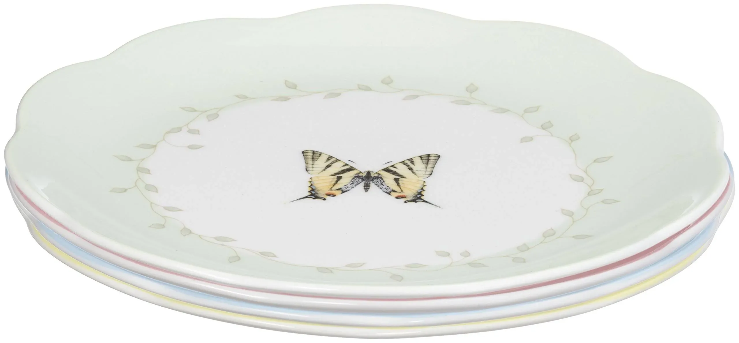 Lenox 6444731 Butterfly Meadow 4-Piece Dessert Plate Set