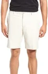 Shop Peter Millar Soft Touch Twill Shorts In Stone