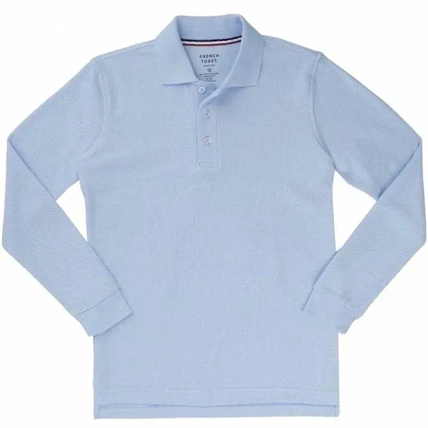 Long Sleeve Pique Polo Sz XS-XXL (5 Colors)