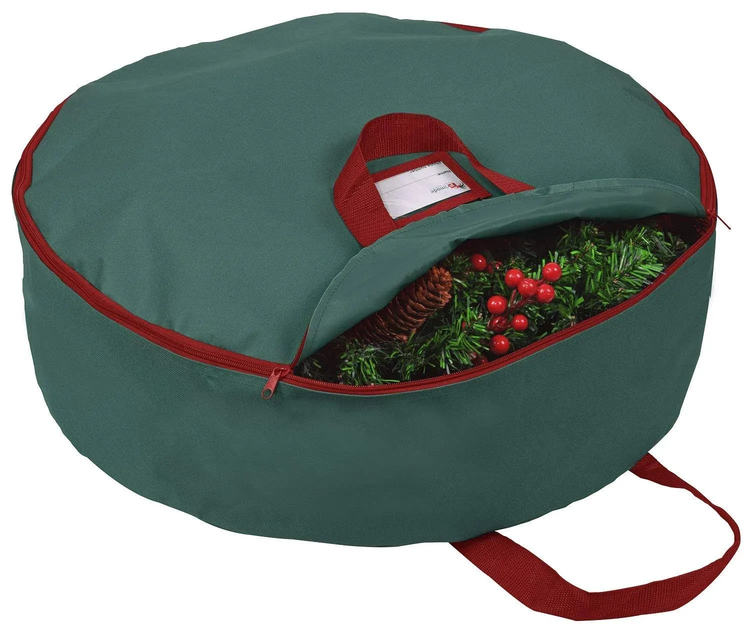 Primode Christmas Wreath Storage Bag Garland Wreaths Container with Handles