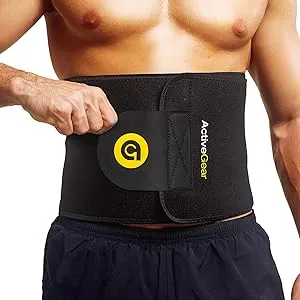 ActiveGear Waist Trimmer Belt for Stomach and Back Lumbar Support for Men