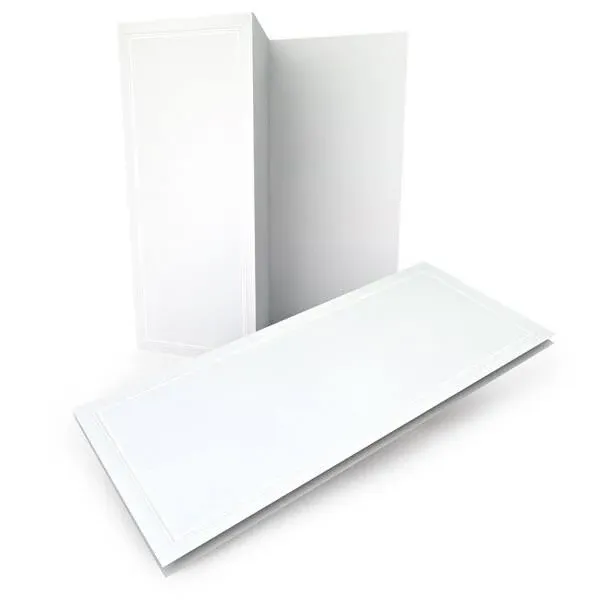 Gartner Studios Border Tri-Fold Wedding Program Papers, 8.5" x 11", Pearl White ...