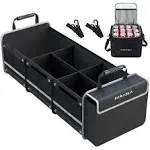 Farasla Waterproof Trunk Organizer with Insulated Leakproof Cooler Bag, Foldable