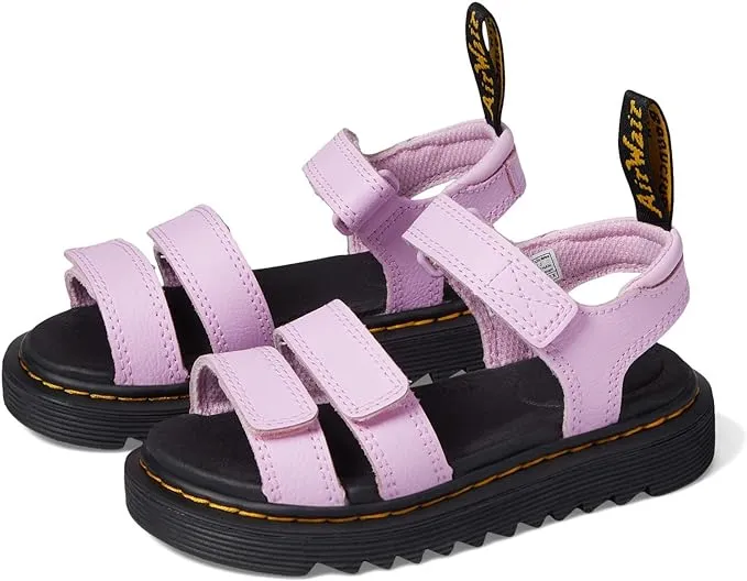 Junior Klaire Athena Leather Strap Sandals In Pale Pink