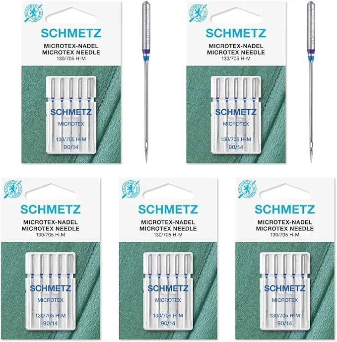 Schmetz Sharp Microtex Machine Needles Size 90/14