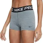 Nike Pro Women's Grey 3-Inch Shorts XL