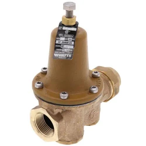 Watts 0009329 1 inch Lead Free Water Pressure Reducing Valve, N/A