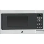 GE - 0.7 Cu. ft. Compact Microwave - Stainless Steel