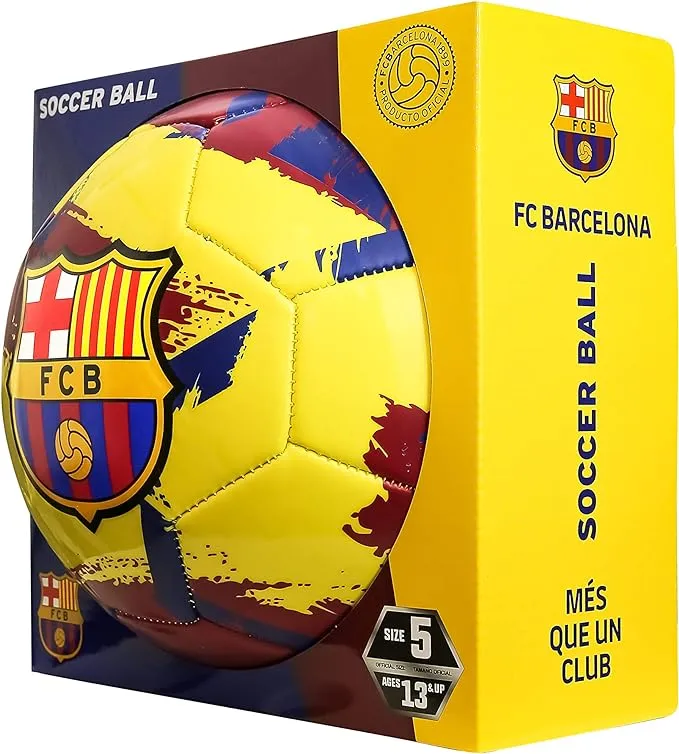 FC Barcelona Brush Size 5 Soccer Ball