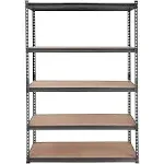 VEVOR Storage Shelving Unit, 5-Tier Adjustable, 2000 lbs Capacity, Heavy Duty Garage Shelves Metal Organizer Utility Rack, Black, 48&quot; L x 18&quot; W x 72&quot;