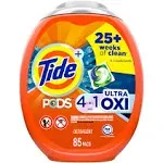 Tide + Pods Detergent, Ultra OXI, HE, 4 in 1 - 85 pacs, 2.53 kg