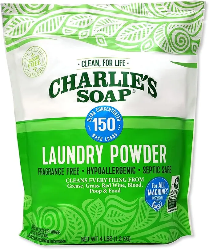 Charlie's Soap Powder Laundry Detergent - 128oz