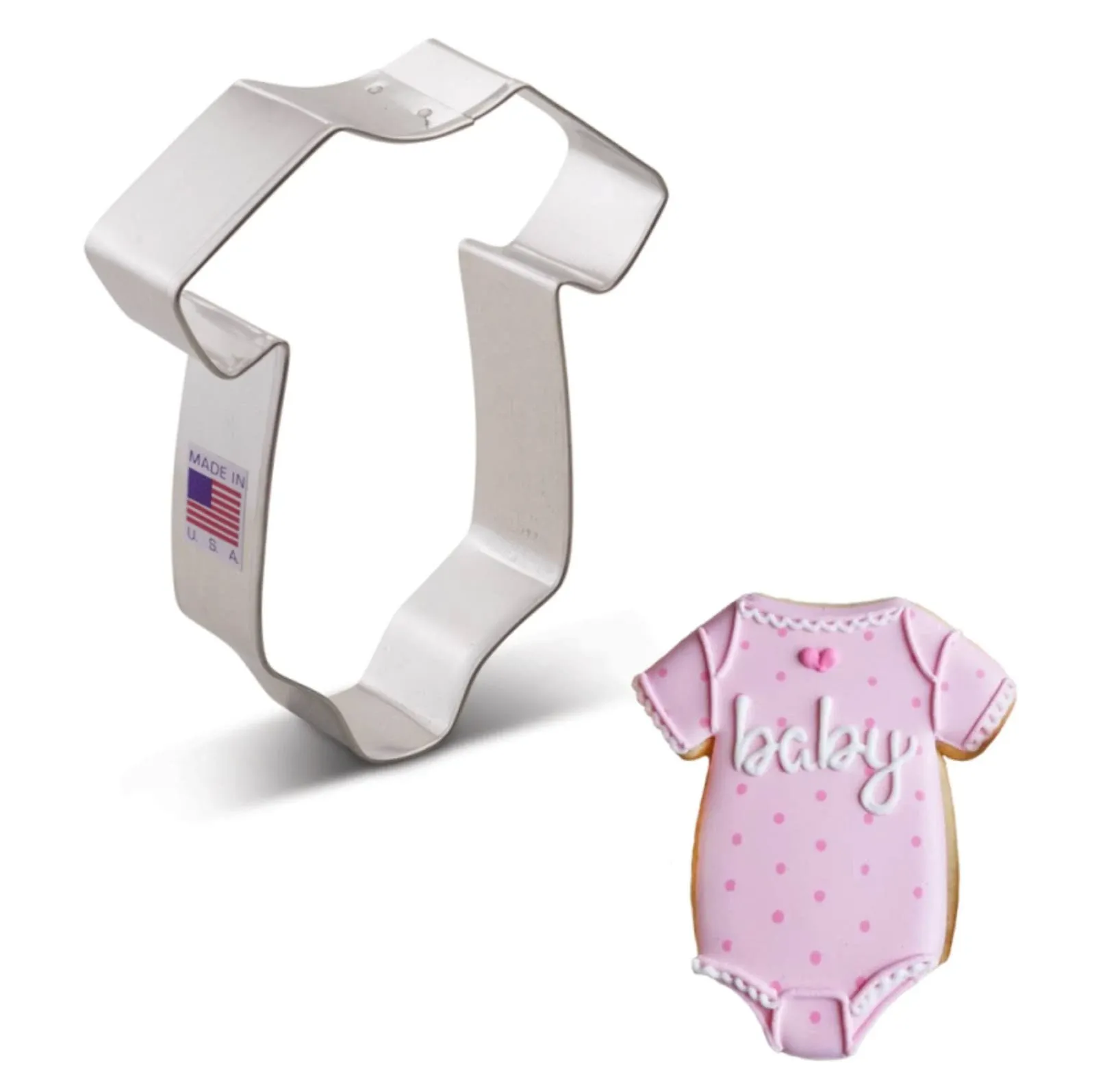 Onesie Cookie Cutter 4.25"