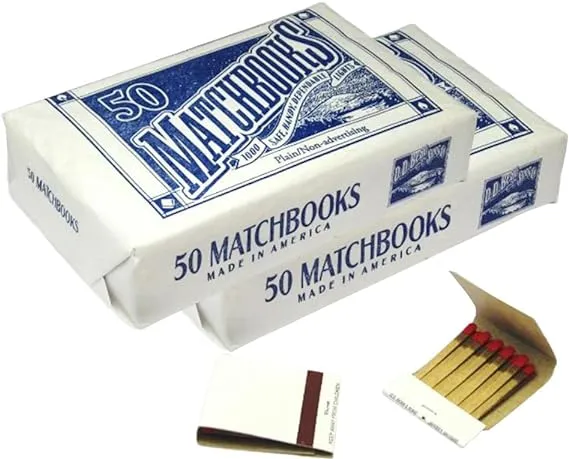 100 Plain White Matches