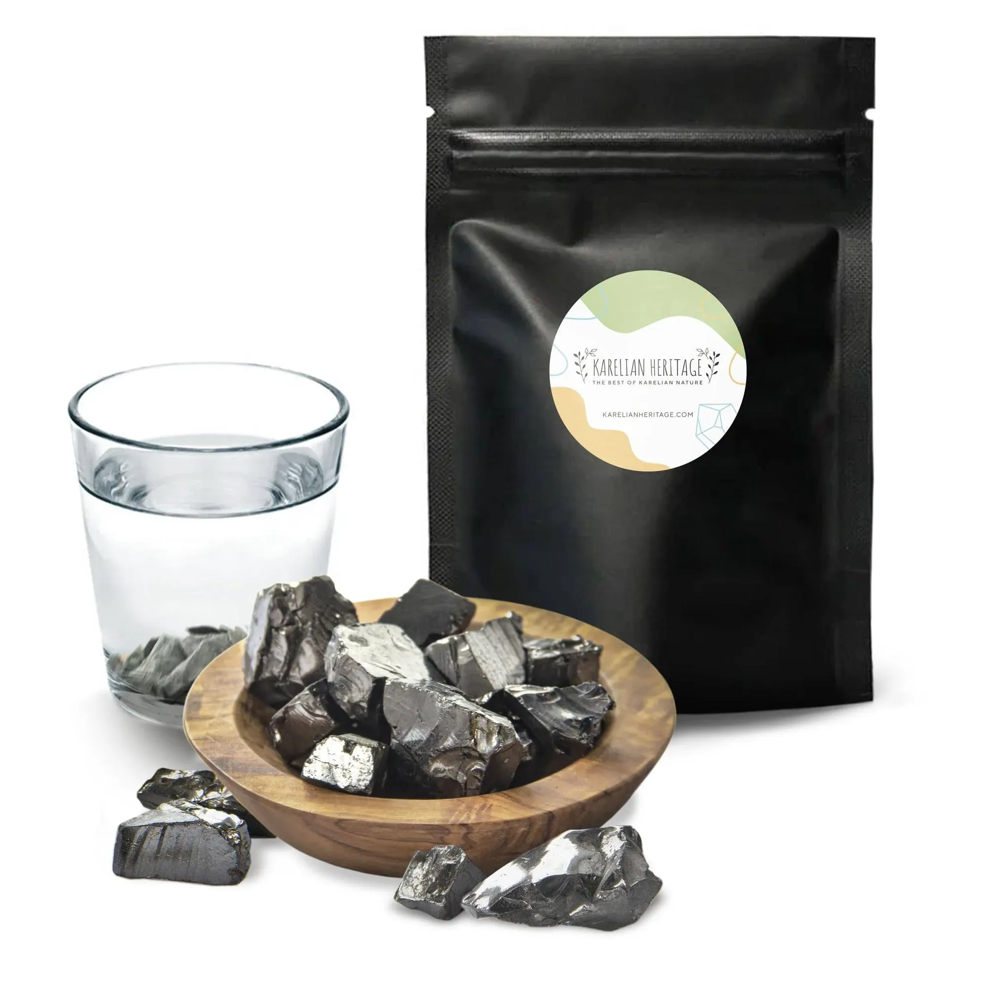 Karelian Heritage Elite Shungite Rocks for Water Purification & Filtering 0,44 lb ...