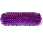 Purple Back Cushion, Pressure Reducing GelFlex Grid for Office Chairs, Car Seats