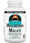 Source Naturals - Magnesium Malate 1250 mg. - 180 Tablets