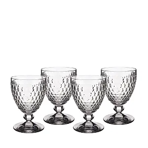 14 oz Boston Crystal Goblet, Set of 4