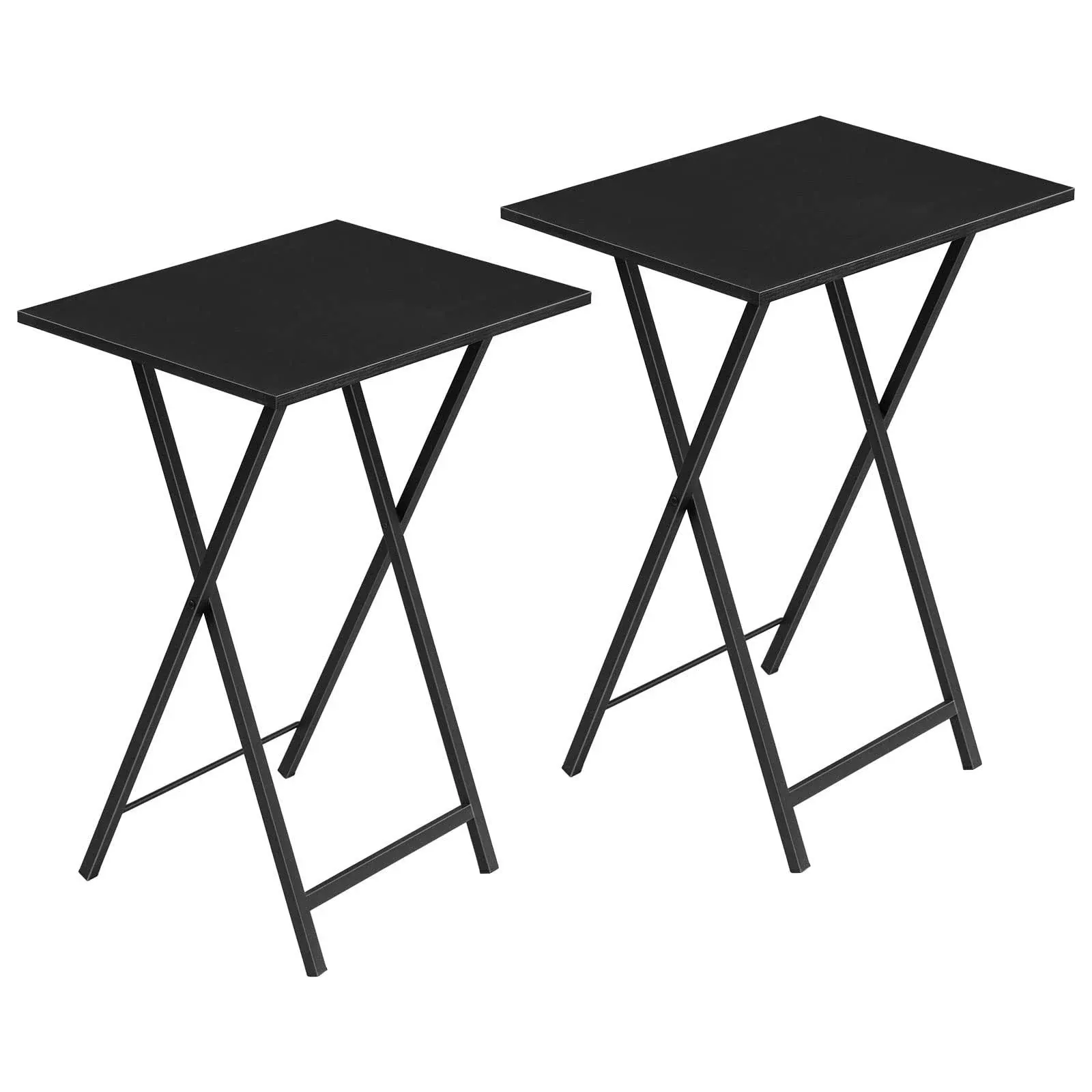 HOOBRO Folding TV Tray Tables Set of 2