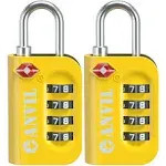 Tsa Approved Luggage Lock 4 Digit Combination Padlocks With A Hardened Steel Sha