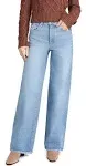 Sasha High Waist Wide Leg Jeans In Blue