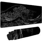 BZU Japanese Sea Wave Extended Big Mouse Pad