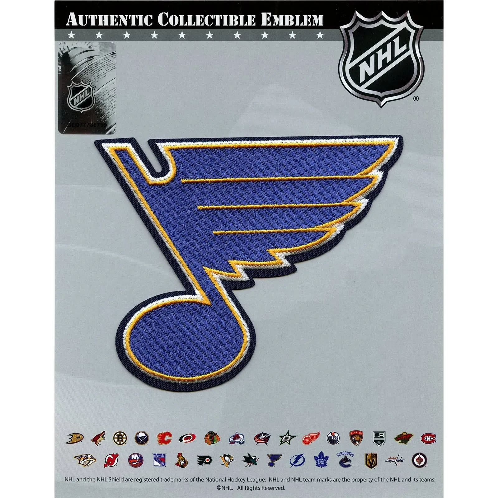 Saint St. Louis Blues Official NHL Hockey Primary Team Logo Jersey Emblem Patch