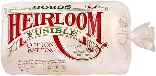 Hobbs Heirloom 80/20 Fusible Cotton Batting Crib 45" x 60"