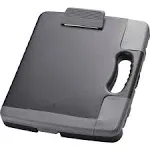 Officemate Portable Clipboard Storage Case, Charcoal (83301),11-3/4<wbr/>&#034;w x 1-1/2...