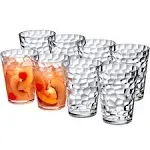 - Iceberg - 16-Ounce Plastic Tumblers (Set of 8), Plastic Drinking Glasses, A...