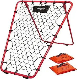 GoSports Basketball Rebounder with Adjustable Frame Indoor Outdoor Training Tool