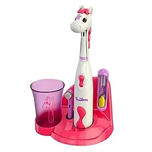 Kids’ Electric Toothbrush Set - Safe & Effective for Ages 3+ - Parent Tested & A