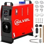 SILVEL 12V 8KW Diesel Heater, All-in-One Diesel Air Heater, Portable Diesel Heater with LCD Monitor & Remote Control, Fast Heating for Tent, Car, RV, Truck, Camper, Trailer, Motorhome