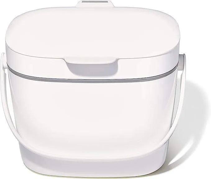 OXO Good Grips 1.75 Gallon Compost Bin In White