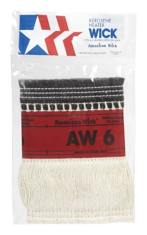 American Wick AW-6 AW6 Wick Kerosene Heater