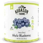 Augason Farms Freeze Dried Whole Blueberries 12 oz