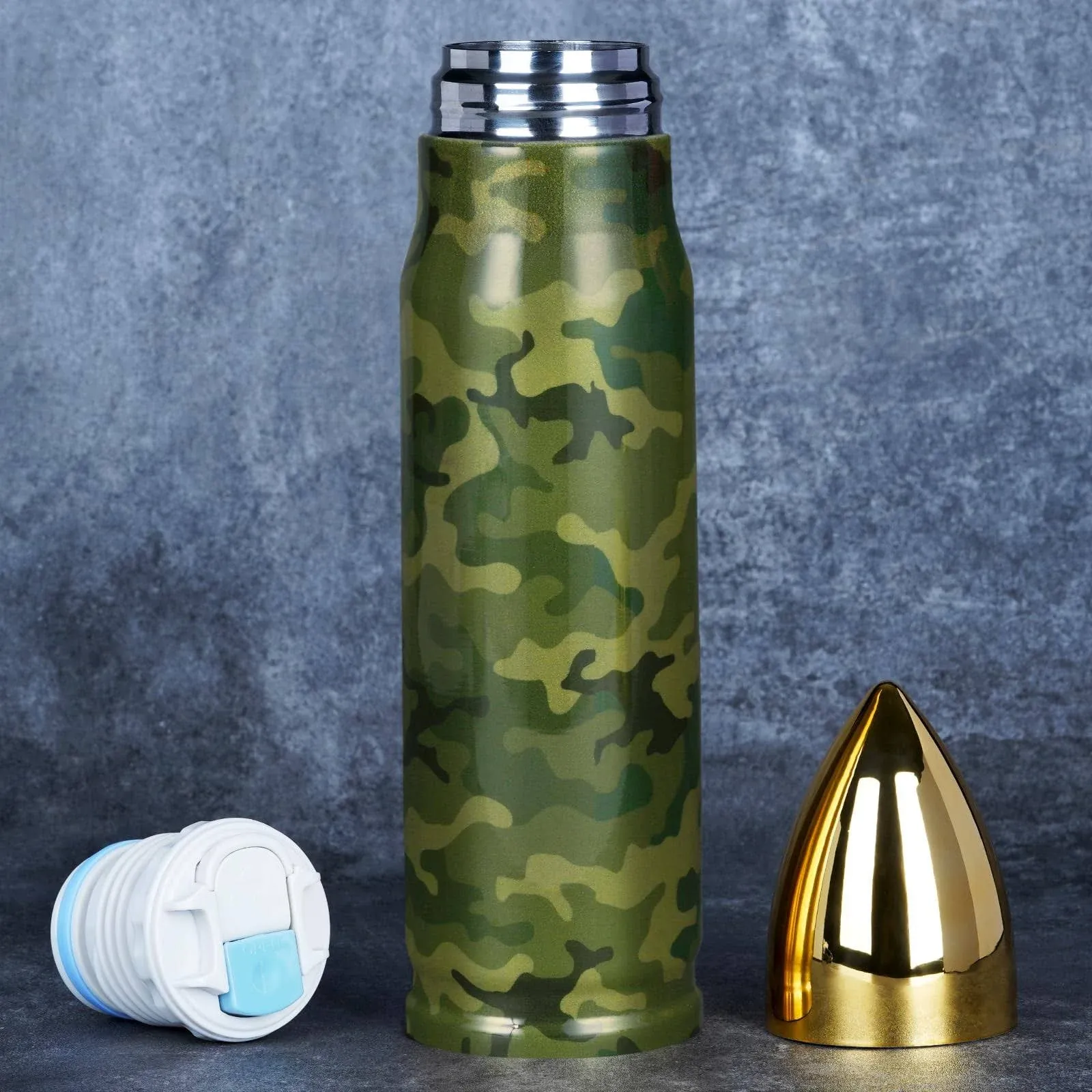 Gifts for Men Dad Him - 17oz Camouflage Tumbler - Stocking Stuffers for Men - 