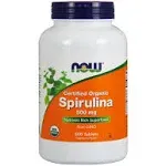 NOW Foods Spirulina Organic 100% Natural, 500 mg, Tablets - 500 count