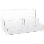 Kantek Acrylic File Sorter Desk Organizer - 10.6" Height x 11" Width x 6.5" Depth - Desktop - Clear - Acrylic - 1 Each