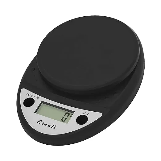 Escali Primo Digital Scale 11 lb/ 5 kg Black SCDG11BK