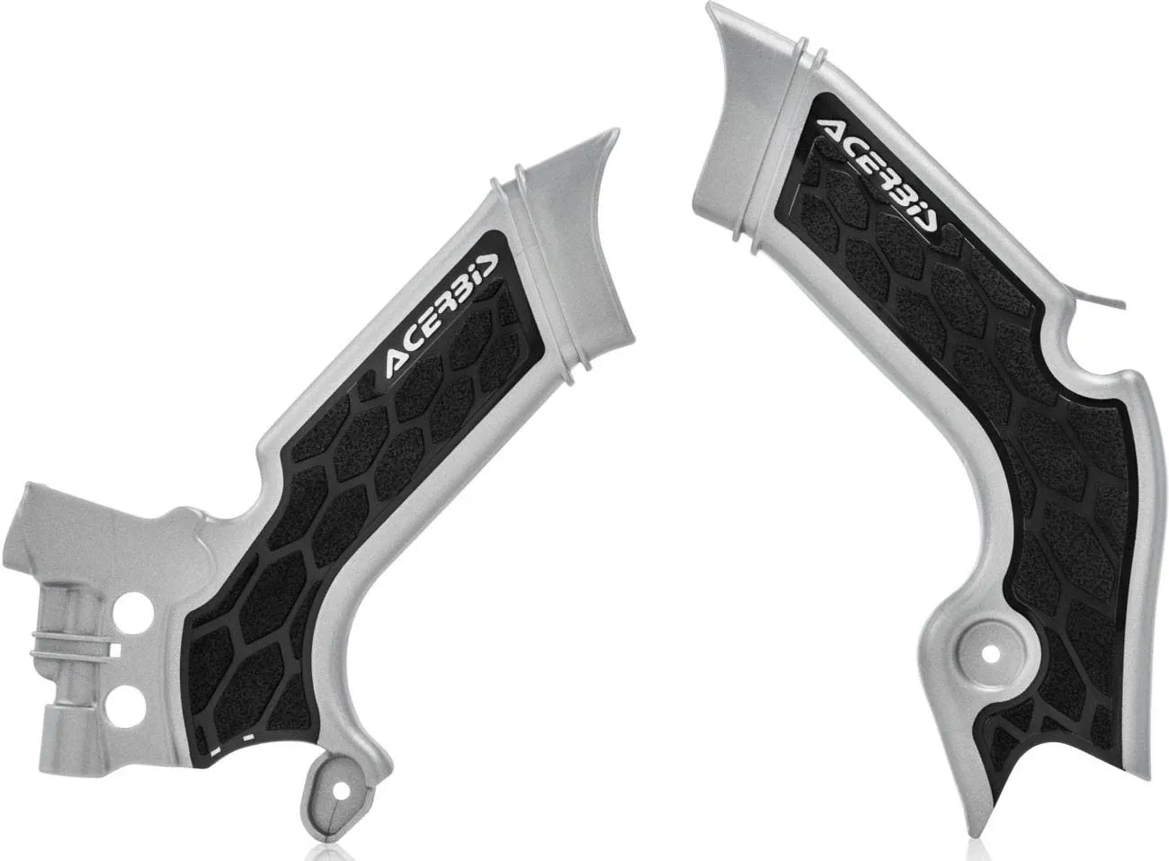 Acerbis 2742601015 X-Grip Frame Guard - Silver/Black