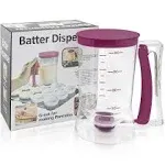 Kndatle Pancake Cupcake Batter Dispenser, Batter Separator Bakeware Maker with Measuring Label, Perfect Baking Tool for Cupcakes, Waffles, Muffin Mix, or Any Baked Goods