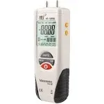 Hti HT-1895 Digital Manometer,Dual Port Air Pressure Gauge HVAC Gas Teste Meter