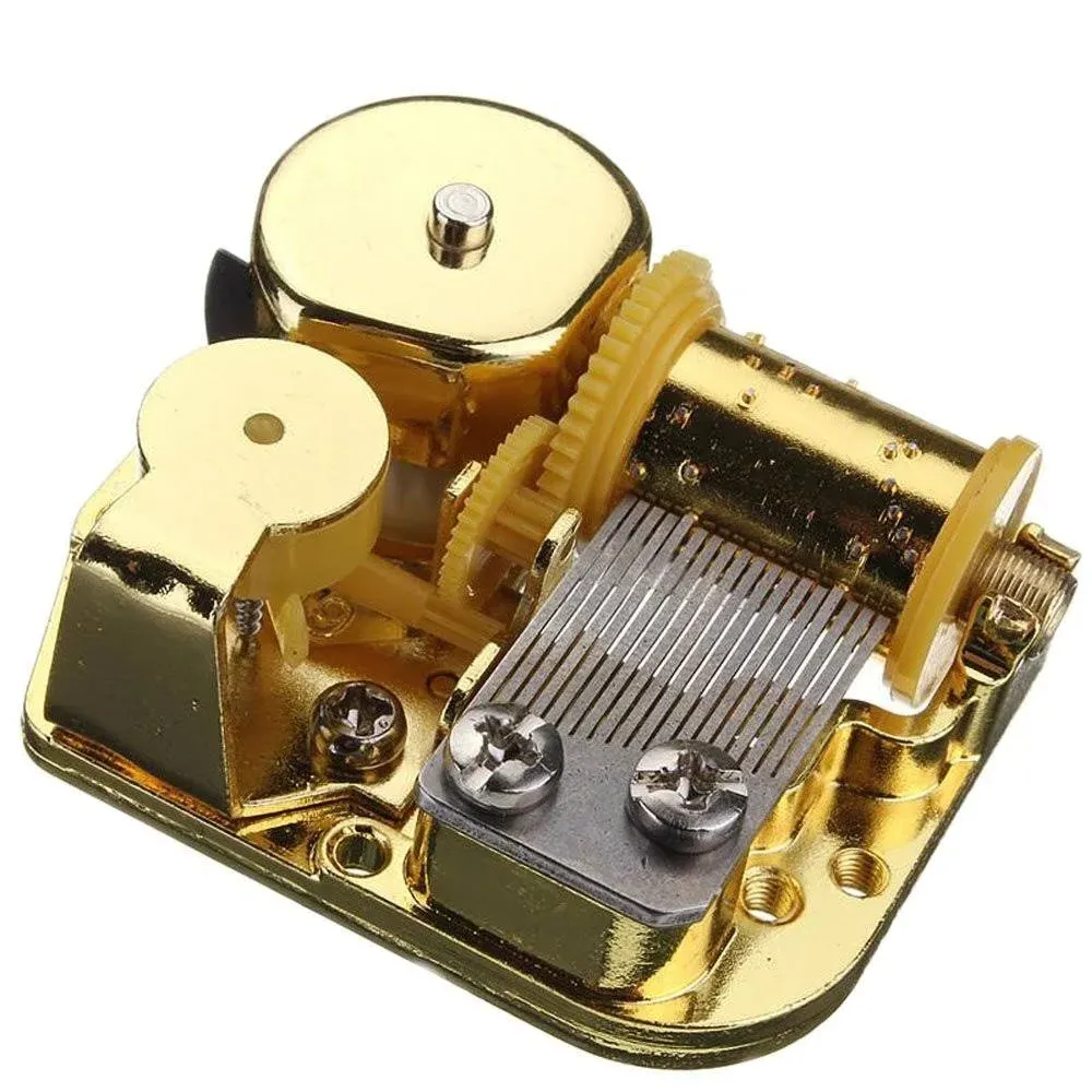 18 Note Musical Mechanism Movement for DIY Music Box, Yesterday Once More, Golden ...