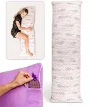 Lavender Luxury Full Body Pillow for Adults, Memory Foam Adjustable Long for ...