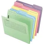 Pendaflex Printed Notes Folder 1/3-Cut Tabs Letter Size Assorted 30/Pack